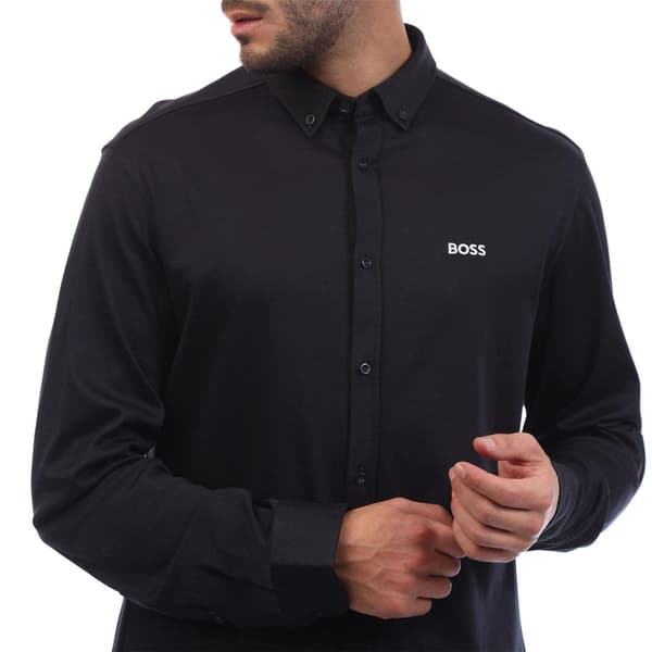 Boss Herr Motion Regular Skjorta L Mörkblå Dark Blue L