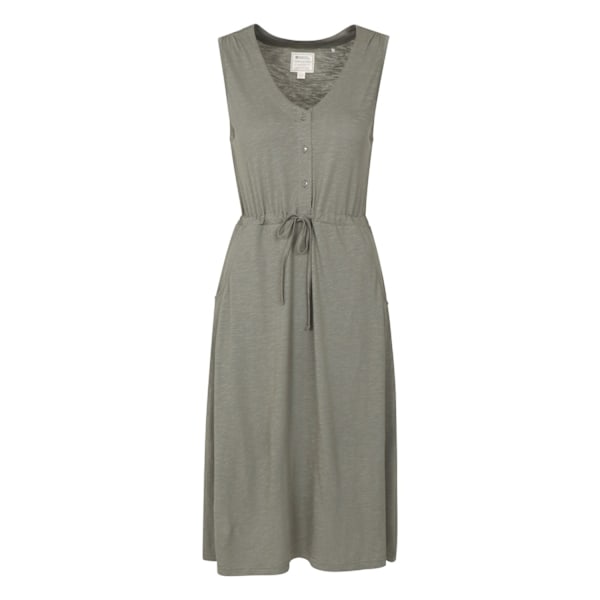 Mountain Warehouse Dam/Kvinnor Bahamas Ärmlös Klänning 10 UK Khaki 10 UK