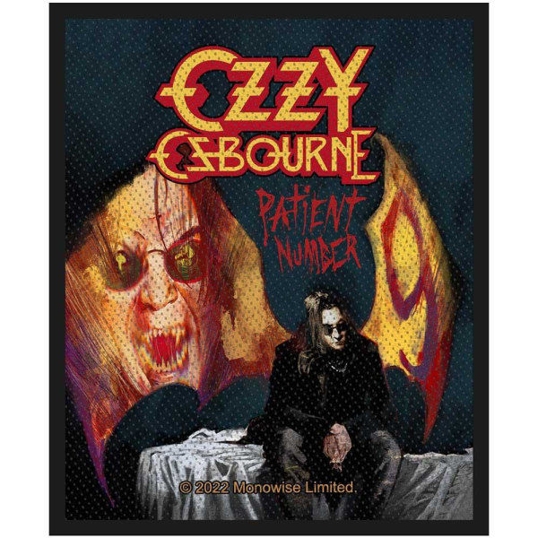 Ozzy Osbourne Patient No.9 Patch En Storlek Flerfärgad Multicoloured One Size