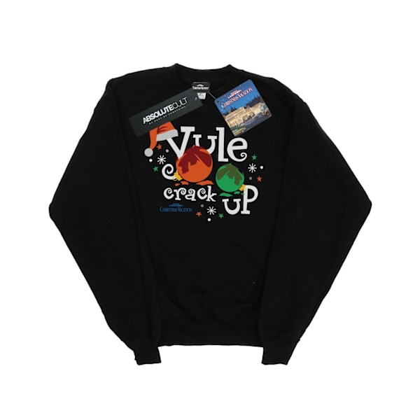 National Lampoon's Christmas Vacation Girls Yule Crack Up Sweatshirt Black 5-6 Years