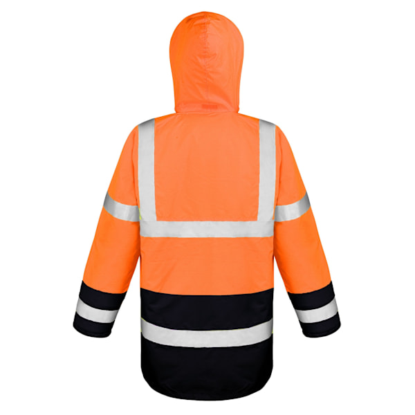 Result Core Unisex Vuxen Tvåfärgad Säkerhetssäkerhetsrock L Fluorescerande Fluorescent Orange/Black L