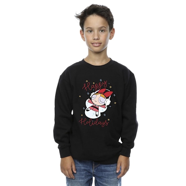 The Powerpuff Girls Pojks Sweatshirt 3-4 År Svart Black 3-4 Years