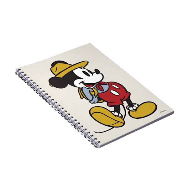 Mickey Mouse Outdoors Notebook A5 Svart/Gul Black/Yellow A5