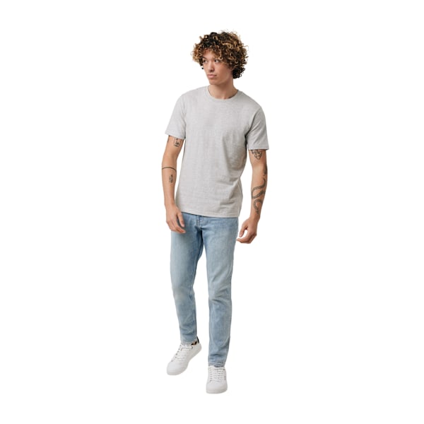 Iqoniq Unisex Vuxen Brett Återvunnen Bomulls T-shirt L Ljus Ljung Light Heather Grey L