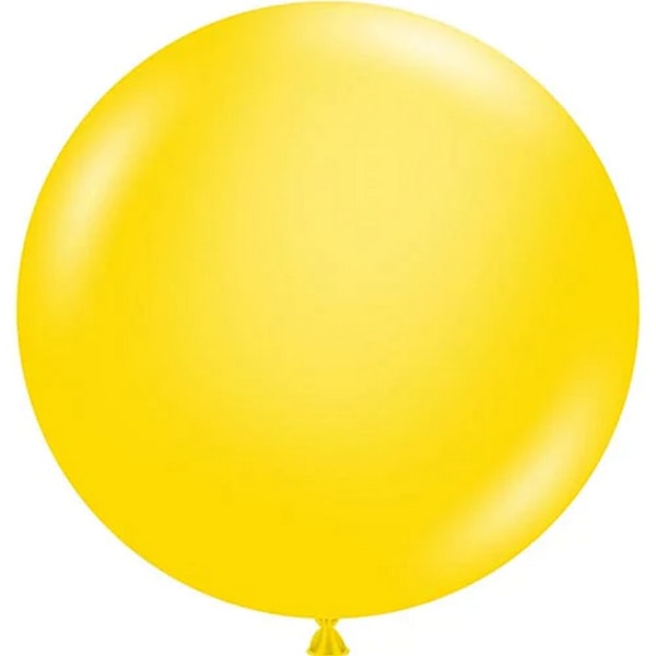 Globos Latex Plain Balloons (Förpackning om 10) One Size Crystal Yello Crystal Yellow One Size