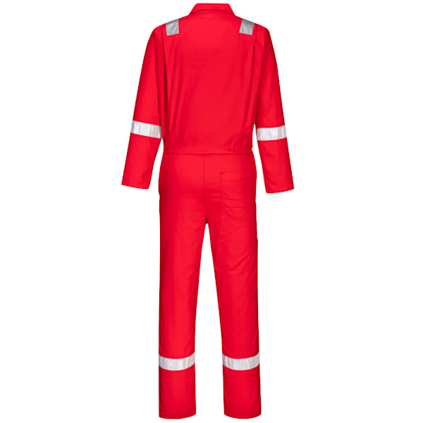 Portwest Iona Bomulls Arbetsbyxor för Män M Röd Red M