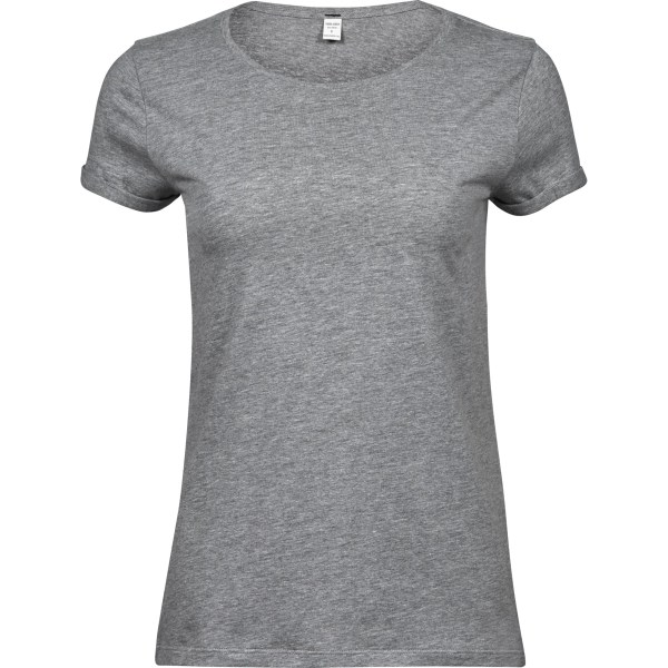 Tee Jays Dam/Dam Roll-Up T-shirt L Heather Grey Heather Grey L