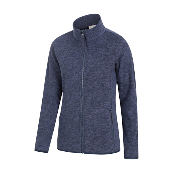 Mountain Warehouse Womens/Ladies Snowdon II Melange Full Zip Fl Dark Blue 16 UK