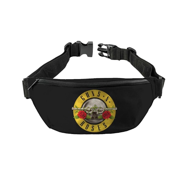 RockSax Guns N Roses Logo Bältesväska One Size Svart/Guld Black/Gold One Size