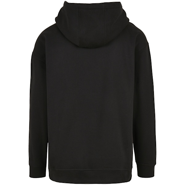 Build Your Brand Basic Oversized Hoodie för män XS Svart Black XS