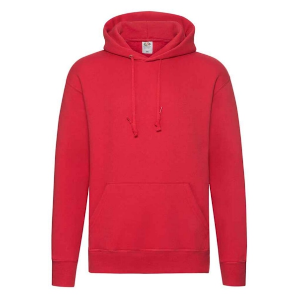 Fruit of the Loom Premium Hoodie M Röd Red M