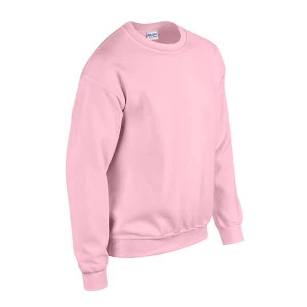 Gildan Herr Heavy Blend Sweatshirt L Ljusrosa Light Pink L