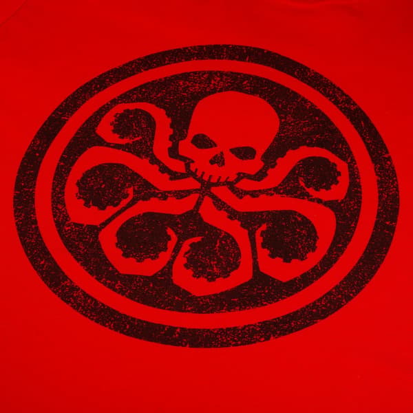 Marvel Herr Hydra Logo T-shirt XL Röd Red XL