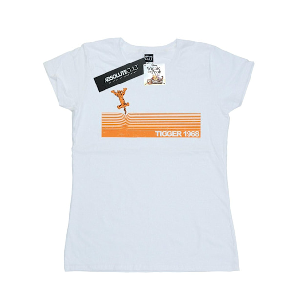 Disney Dam/Dam Winnie The Pooh Tigger 1968 Bomull T-shirt White M