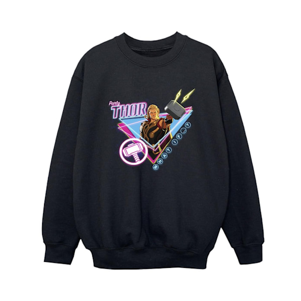 Marvel Boys What If Party Thor Alt Sweatshirt 5-6 år Svart Black 5-6 Years