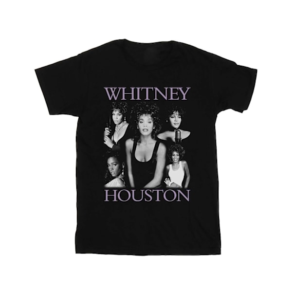 Whitney Houston Boys Multiple Pose T-Shirt 5-6 år Svart Black 5-6 Years