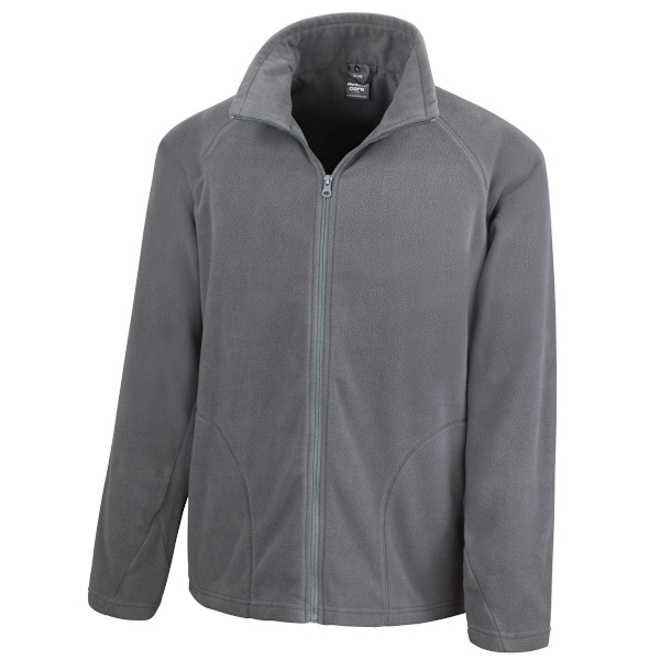 Result Core Mens Micron Anti Pill Fleece Jacket L Charcoal Charcoal L