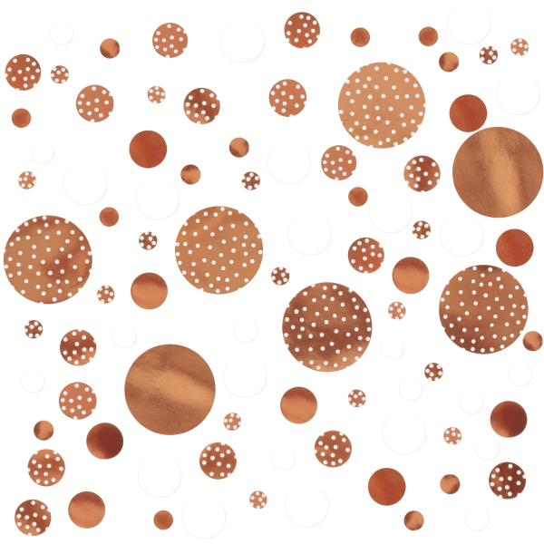 Neviti Dotted Confetti One Size Rose Gold Rose Gold One Size