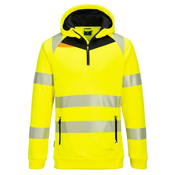 Portwest Unisex Vuxen DX4 Varsel Tröja med Kvartsdragkedja XL Gul/Svart Yellow/Black XL
