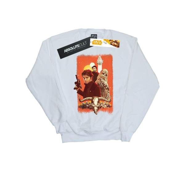 Star Wars Herr Solo Trio Paint Sweatshirt 5XL Vit White 5XL