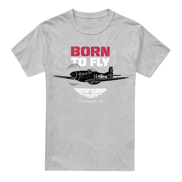 Top Gun Herr Born To Fly T-Shirt XL Sport Heather Sport Heather XL
