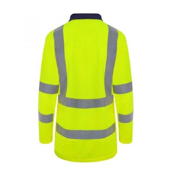 PRO RTX Hög synlighet Herr Långärmad Poloskjorta S Gul/Marin Yellow/Navy S