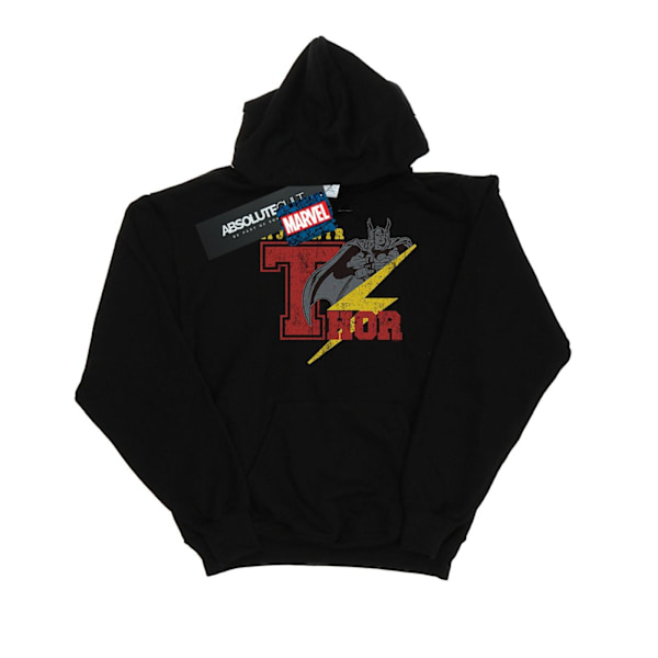 Marvel Boys Thor Mjolnir Hoodie 5-6 år Svart Black 5-6 Years