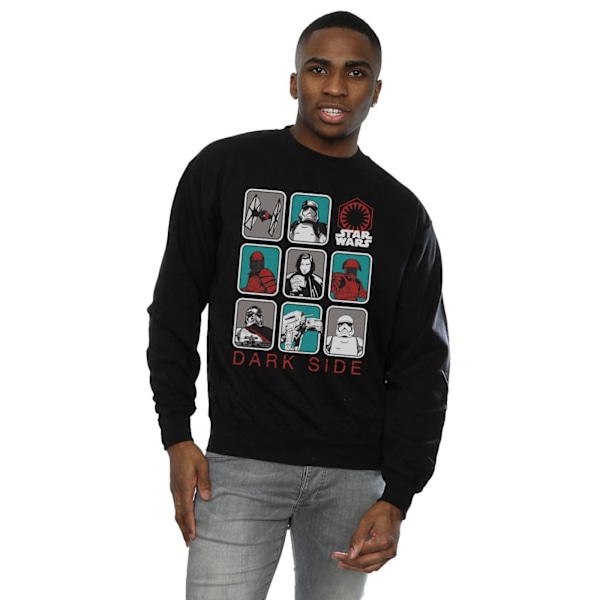 Star Wars The Last Jedi Dark Side Multi Character Sweatshirt för män Black L
