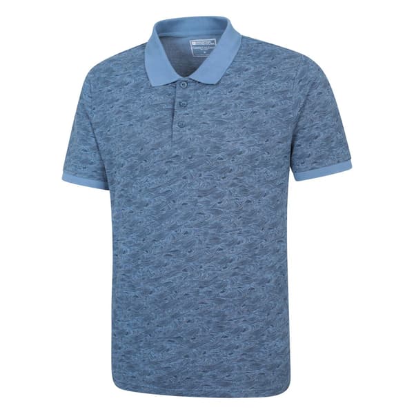 Mountain Warehouse Dawnay Pikétröja för män M Majs Corn Blue M