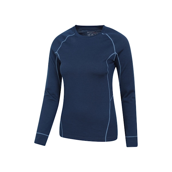 Mountain Warehouse Asgard Merino Ull Långärmad Topp för Kvinnor Navy 20 UK