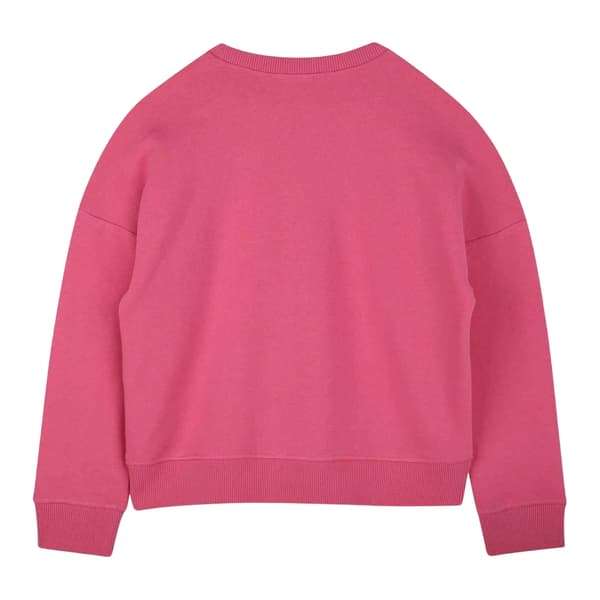Hugo Flickor Logotyp Rundhalsad Normal Sweatshirt 10 År Rosa Pink 10 Years