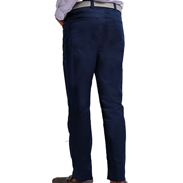 Premier Mens Performance Chinos 32L Navy Navy 32L