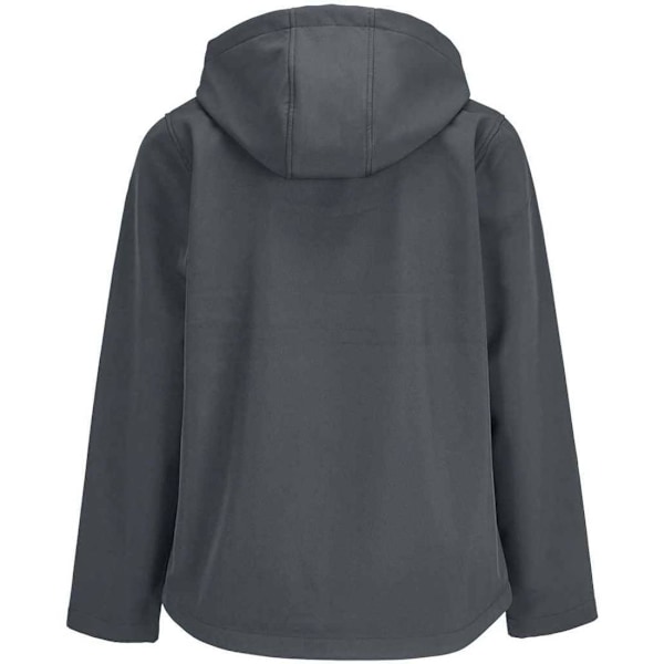 SOLS Dam/Dam Race Hooded Soft Shell Jacka XXL Kolgrå Charcoal XXL