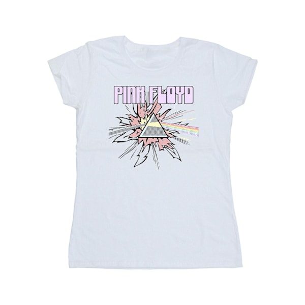 Pink Floyd Dam/Damer Pastell Triangel Bomull T-shirt XL Vit White XL