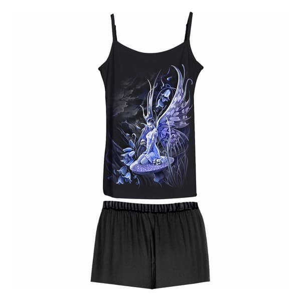 Spiral Direct Dam/Dam Bluebell Pyjamas Set L Svart/Vit Black/White L