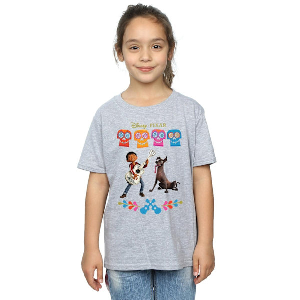 Coco Girls Miguel Logo Bomull T-shirt 5-6 år Sports Grey Sports Grey 5-6 Years