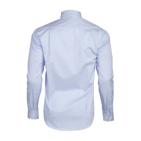James Harvest Herr Reno Randig formell skjorta S ljusblå Light Blue S