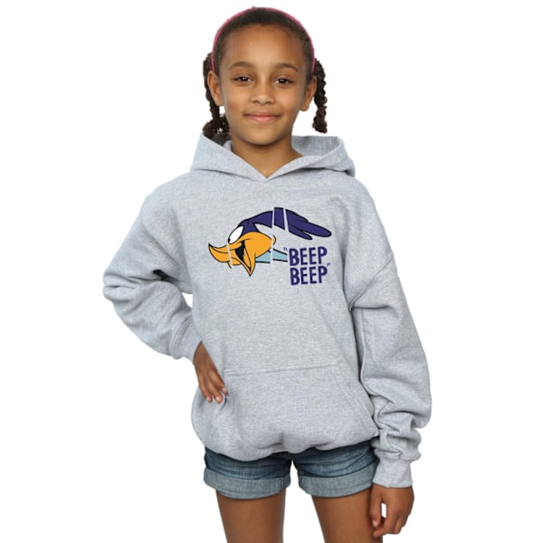 Looney Tunes Girls Road Runner Beep Beep Hoodie 12-13 år Spo Sports Grey 12-13 Years