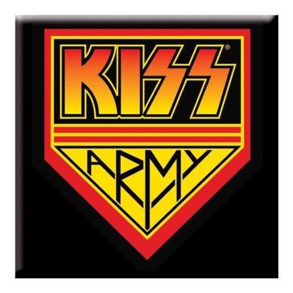 Kiss Army Kylskåpsmagnet One Size Svart/Gul/Orange Black/Yellow/Orange One Size