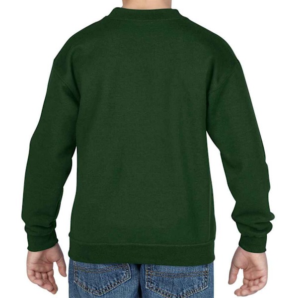 Gildan Barn/Barn Tung Blandning Drop Shoulder Sweatshirt 3-4 Forest Green 3-4 Years