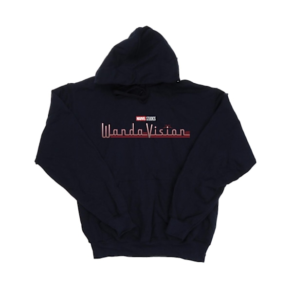 Marvel Dam/Kvinnor WandaVision Logo Hoodie S Marinblå Navy Blue S