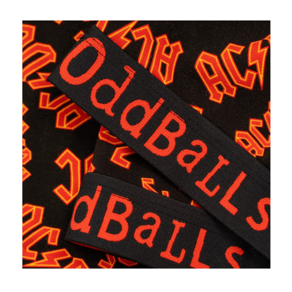 OddBalls Dam/Dam AC/DC Bralette M Röd/Svart Red/Black M