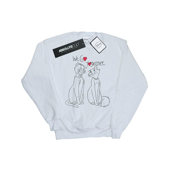 Disney Herr Aristocats We Go Together Sweatshirt L Vit White L