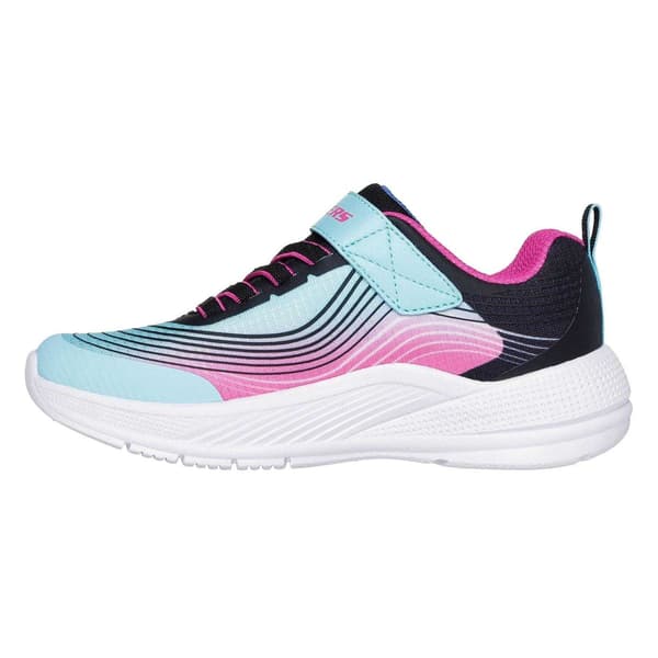 Skechers Barn Microspec Mesh-sneakers 8 UK Barn Marinblå Navy/Multicoloured 8 UK Child
