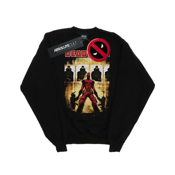 Marvel Herr Deadpool Target Practice Tröja S Svart Black S