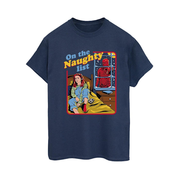 Netflix Dam/Kvinnor Stranger Things Naughty List Bomull Pojkvän Navy Blue 4XL