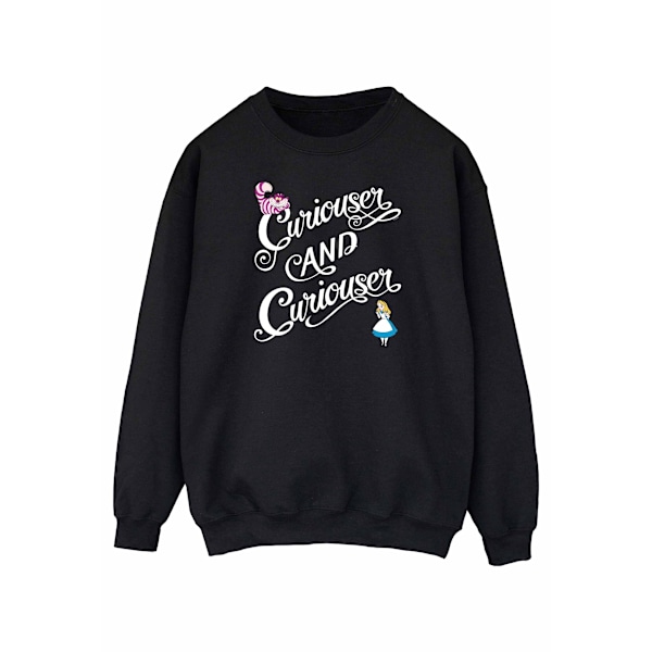 Alice In Wonderland Dam/Damer Curiouser Bomullströja L Black L