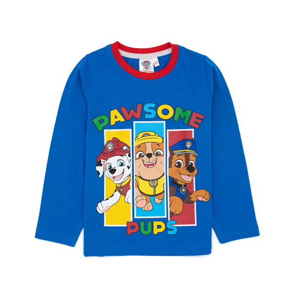 Paw Patrol Barnpyjamas med långa ärmar för barn/barn 5-6 år Blå Blue/Grey 5-6 Years