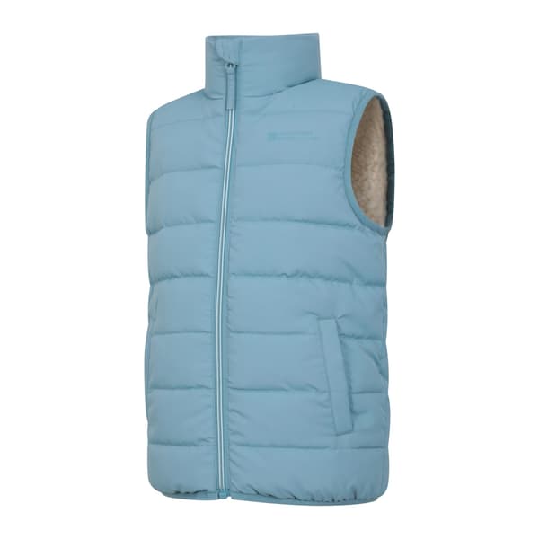 Mountain Warehouse Rocko Vattentät Padderad Väst för Barn Light Blue 7-8 Years