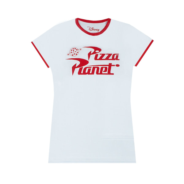 Toy Story Dam/Dam Ringer Pizza Planet T-shirt XL Vit/Re White/Red XL